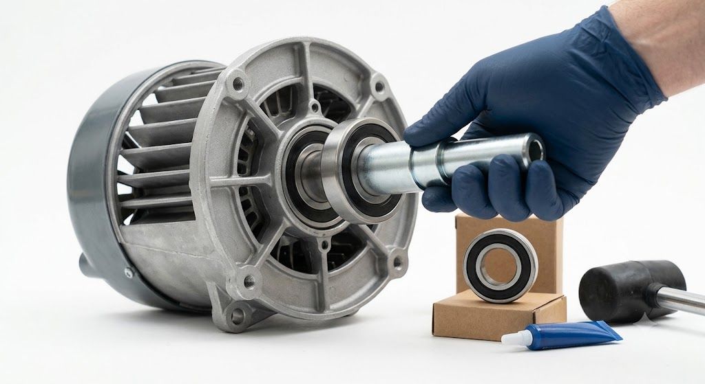 HVAC Electric Bearing Installation