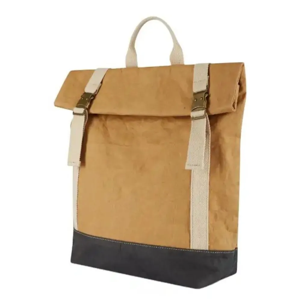 Eco Friendly Washable Kraft Paper Backpack  01