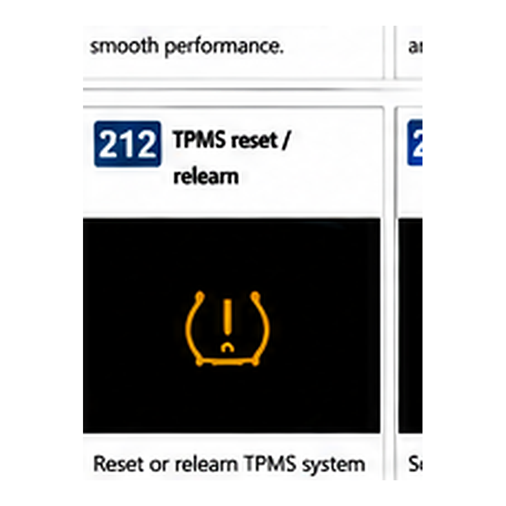 Tpms Reset Relearn