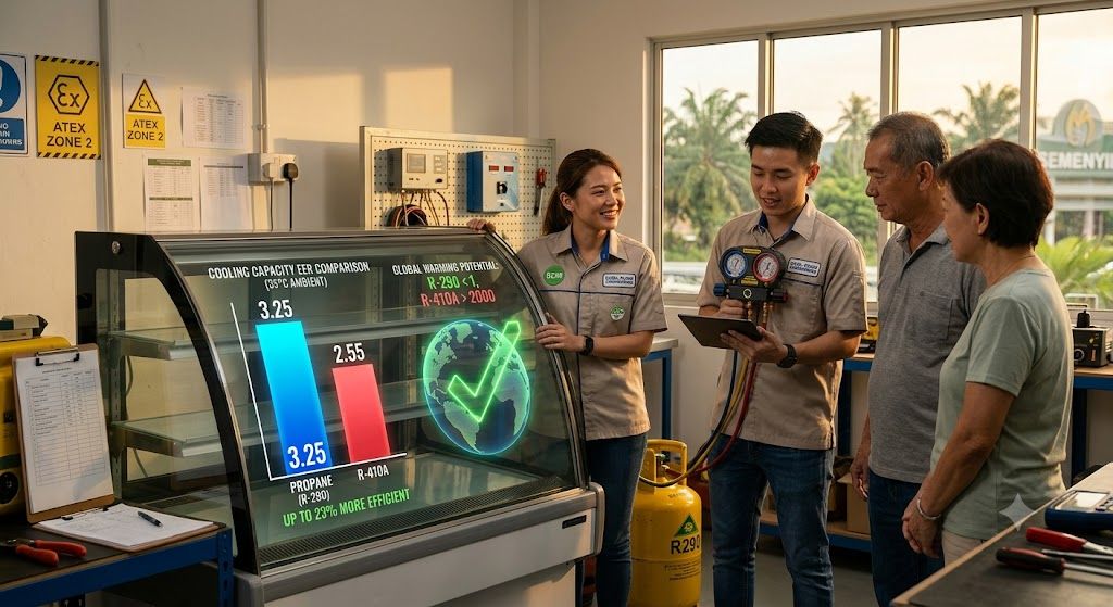 propane refrigerant cooling efficiency