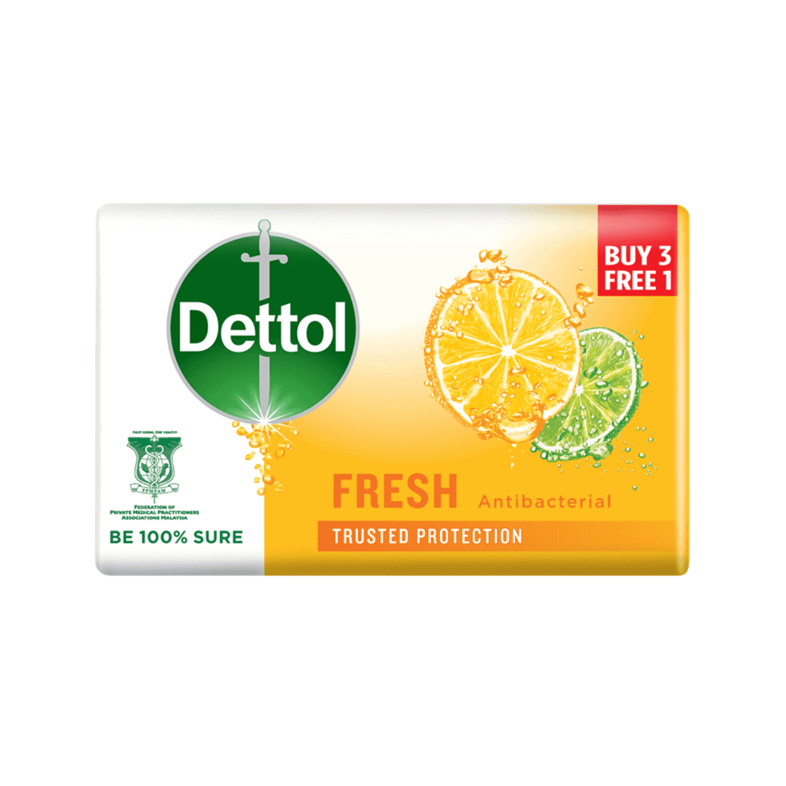 Dettol Fresh Anti-bacterial Soap 100g