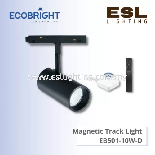 ECOBRIGHT Magnetic Track Light 3 Color Dimmable 10W - EB501-10W-D