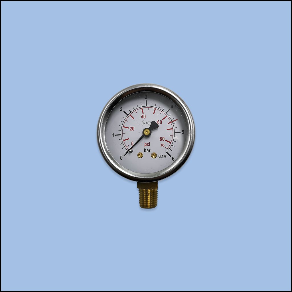 MANOMETER 0-6 D60 AR 1/4 (35A004)