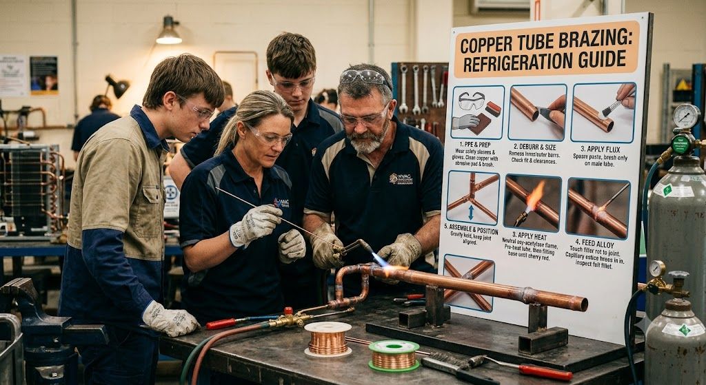 copper tube brazing refrigeration guide