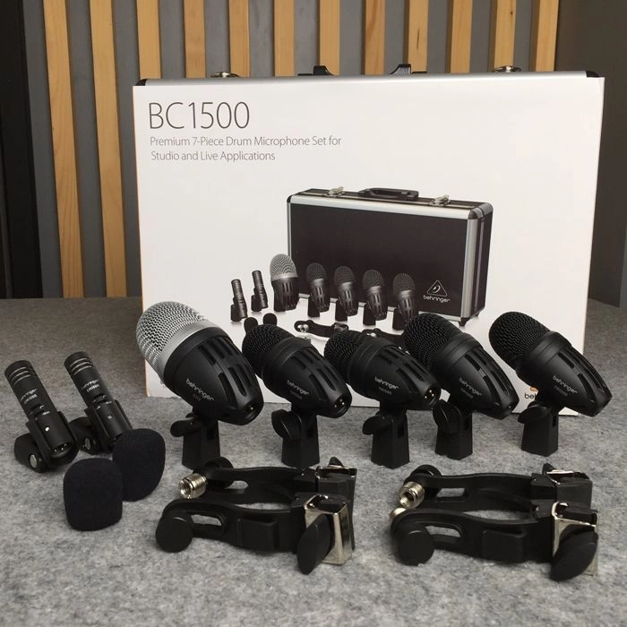 Behringer BC1500 – Premium 7-Piece Drum Microphone Set For Behringer BC1500 – Premium 7-Piece Drum Microphone Set For