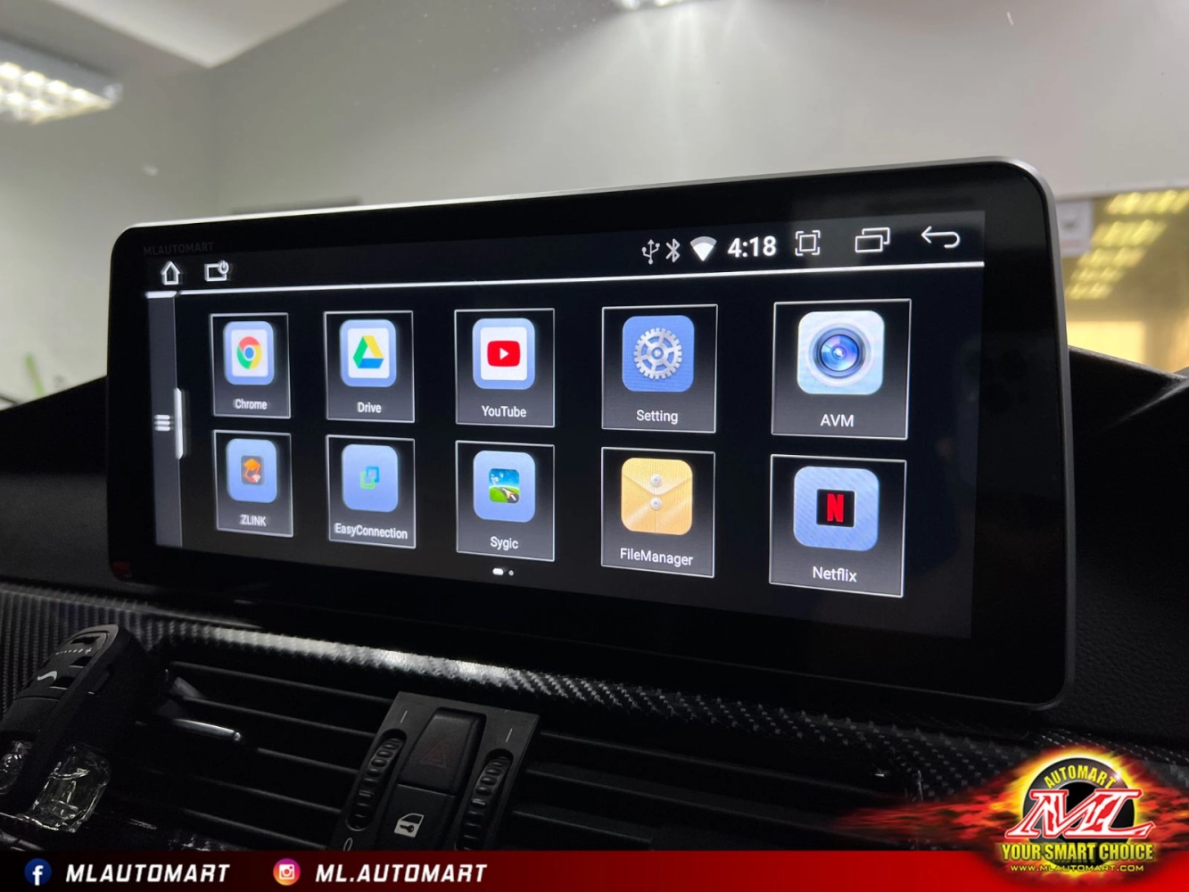 BMW 5 Series E60 Android Monitor (12.3")