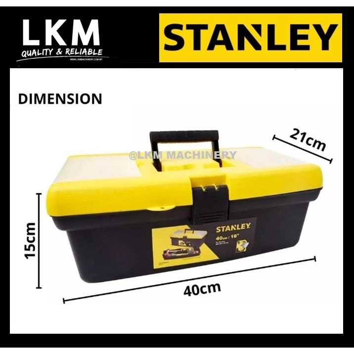 ORIGINAL STANLEY Tool Box 40cm/16 Hand Tools Slide-in Organizer Kotak  Simpan Alat Tukang ( STST73696-8 ) Seremban, Negeri Sembilan (NS), Malaysia  Supplier, Suppliers, Supply, Supplies