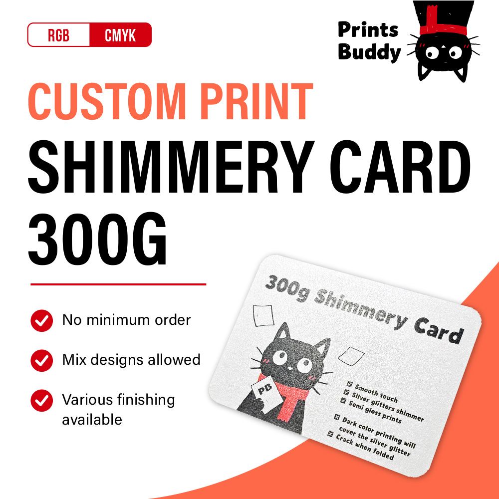 300gsm Shimmery Card