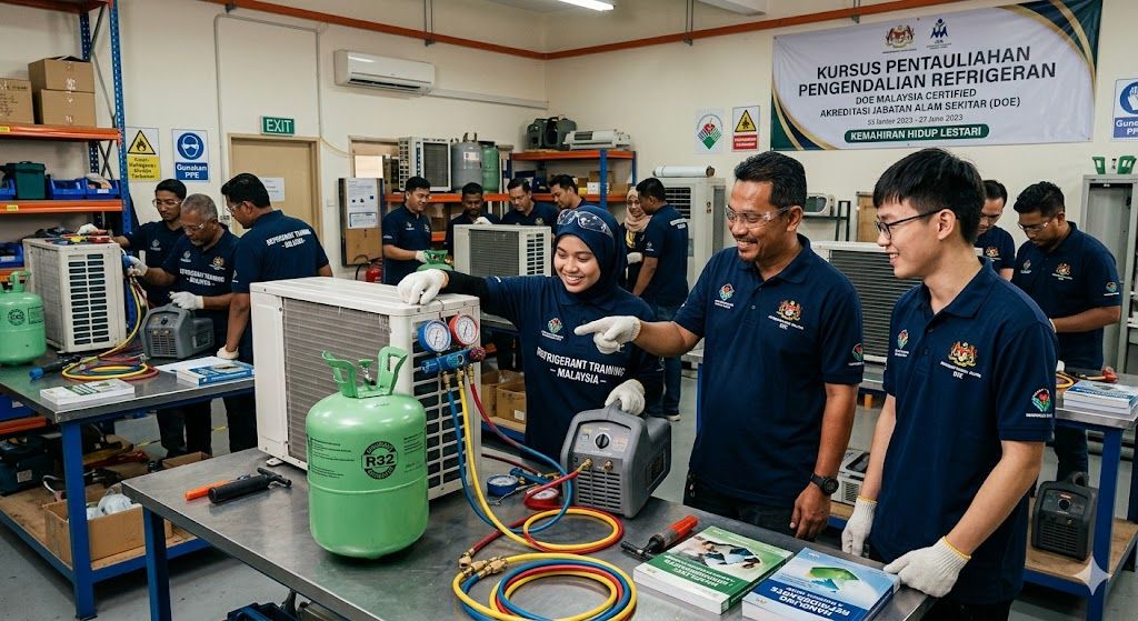 DOE certified refrigerant training course Malaysia