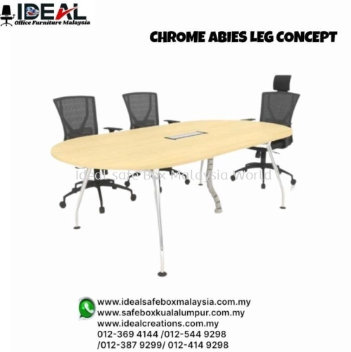 Office Desk Table FM-Series Chrome Abies Leg Concept 