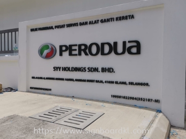 WAREHOUSE 3D PVC LETTERING SIGNBOARD INSTALLATION SERVICE AT KUCHAI LAMA, MALAYSIA