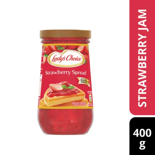 LADY'S CHOICE STRAWBERRY JAM (12 X 400G)