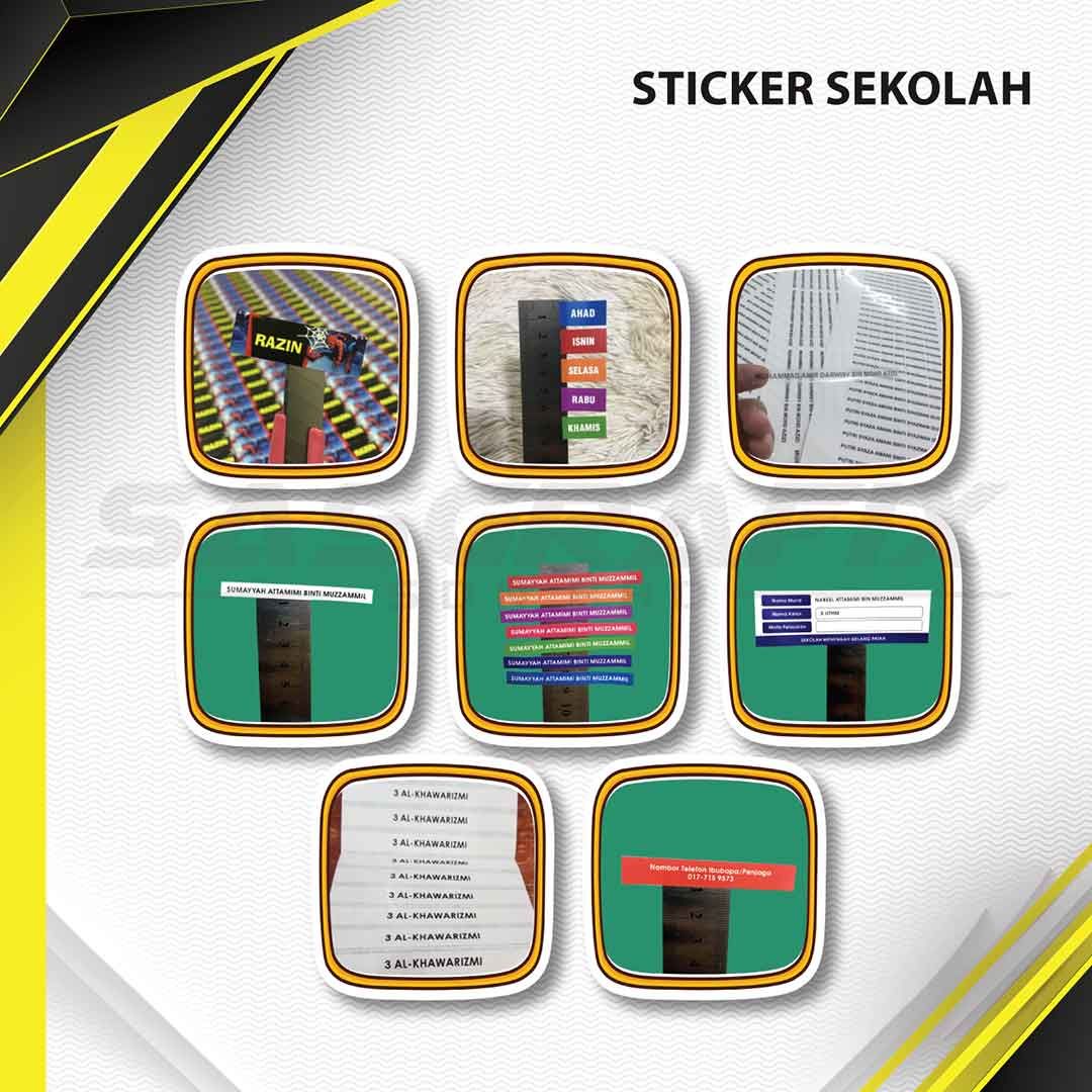 Sticker Sekolah