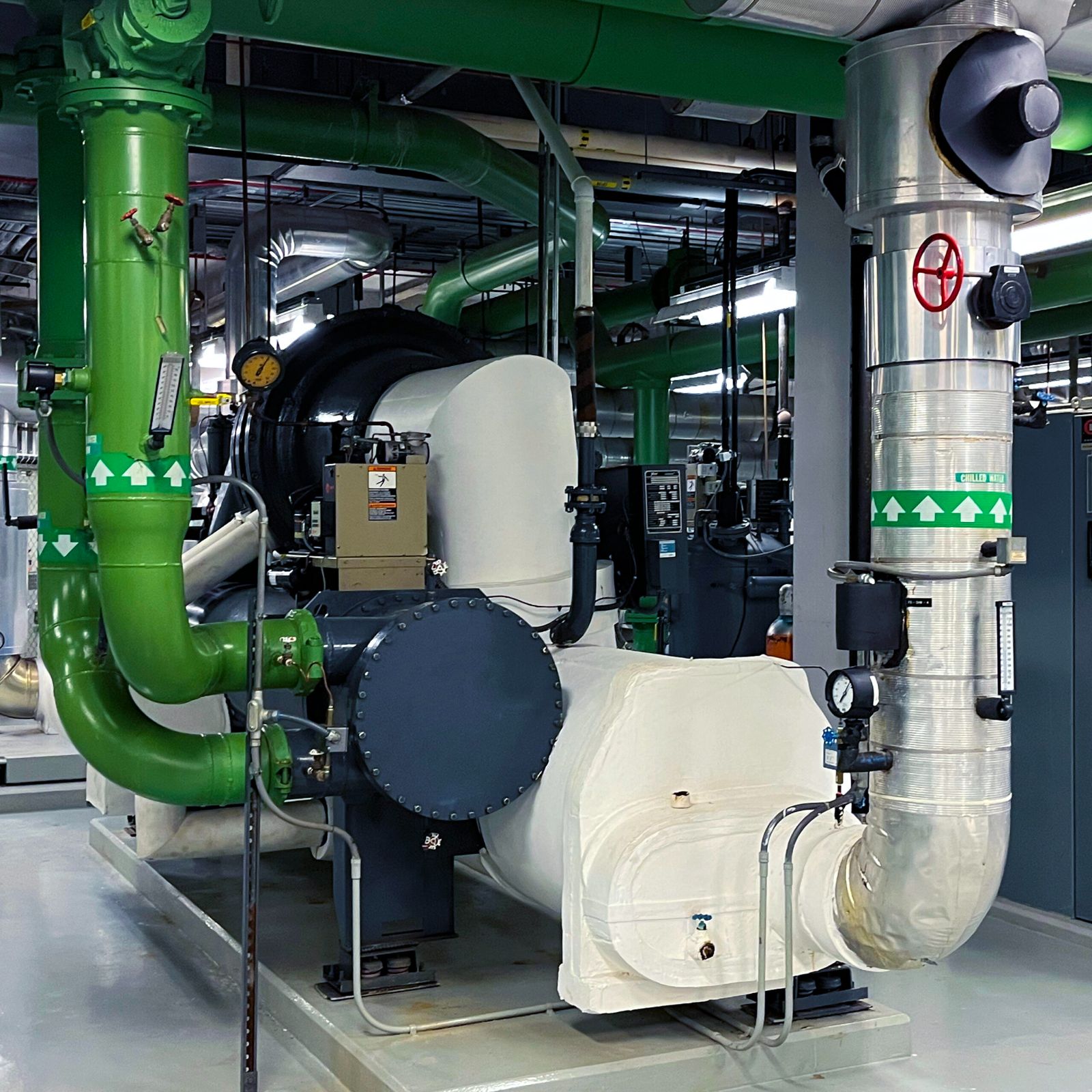 Centralized chiller plant monitoring modernization