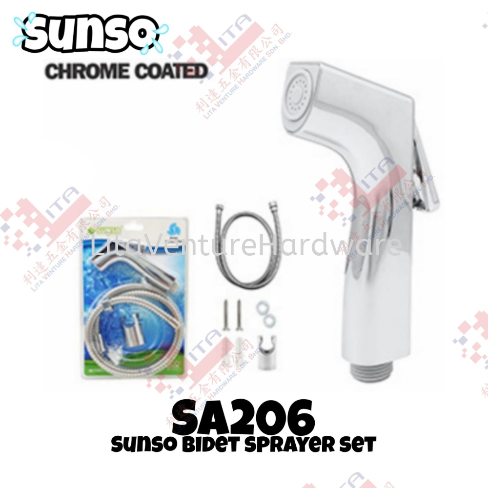 SUNSO BRAND BIDET SPRAYER SET - SA206