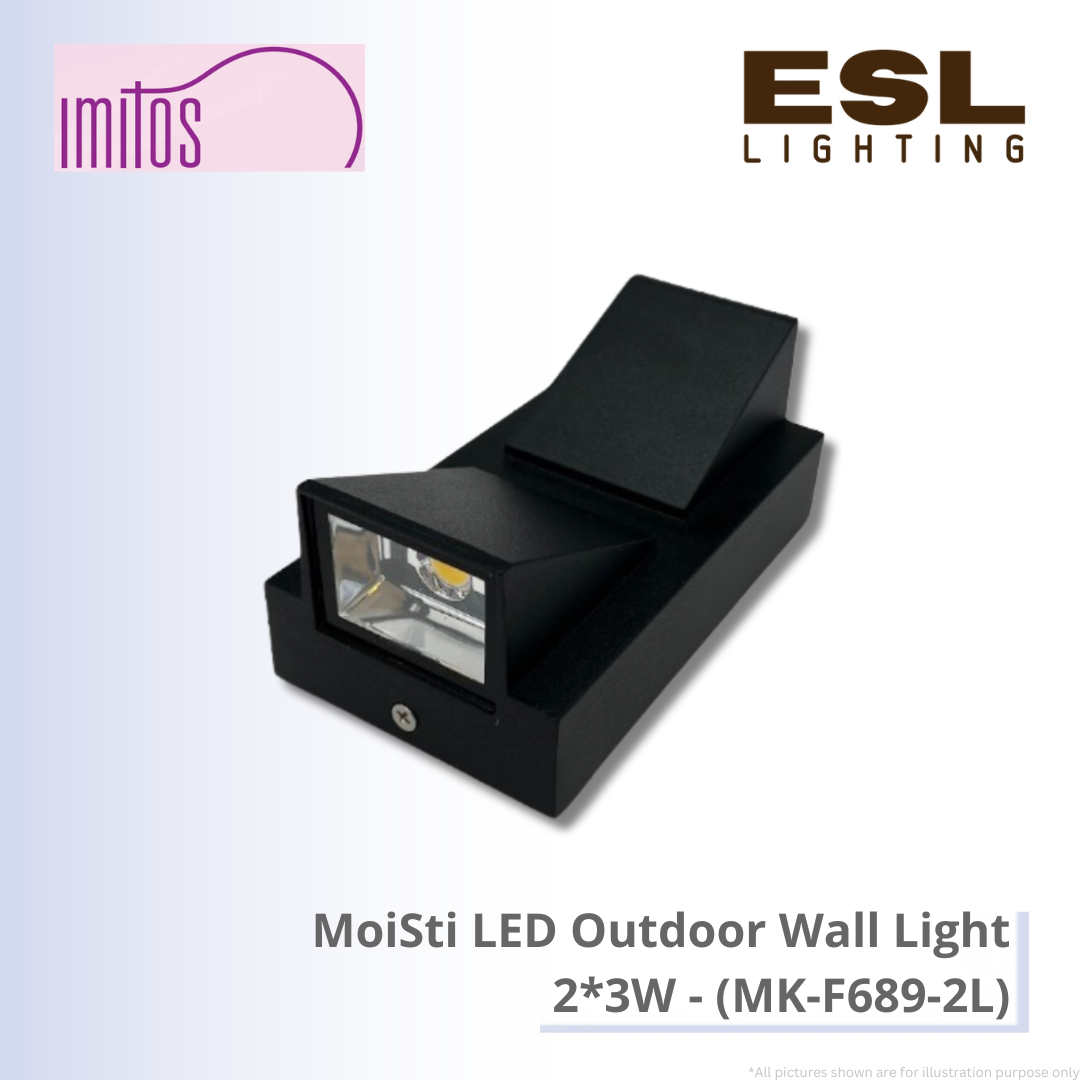 IMITOS MoiSti LED Outdoor Wall Light 2*3W - MK-F689-2L IP65