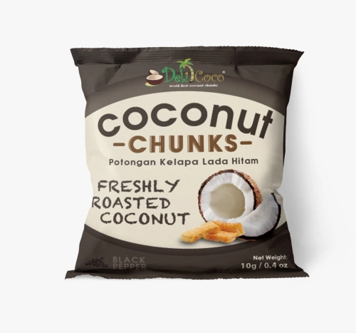 Delicoco Coconut Chunks Black Pepper (10 Grams)