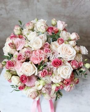 Flower Box - Pink and White