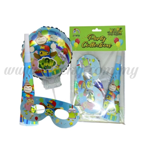 DIDI & Friends Foil Balloon Set 3 in 1 (DF-P-3IN1-2)