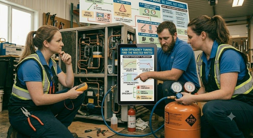 R290 energy efficiency troubleshooting