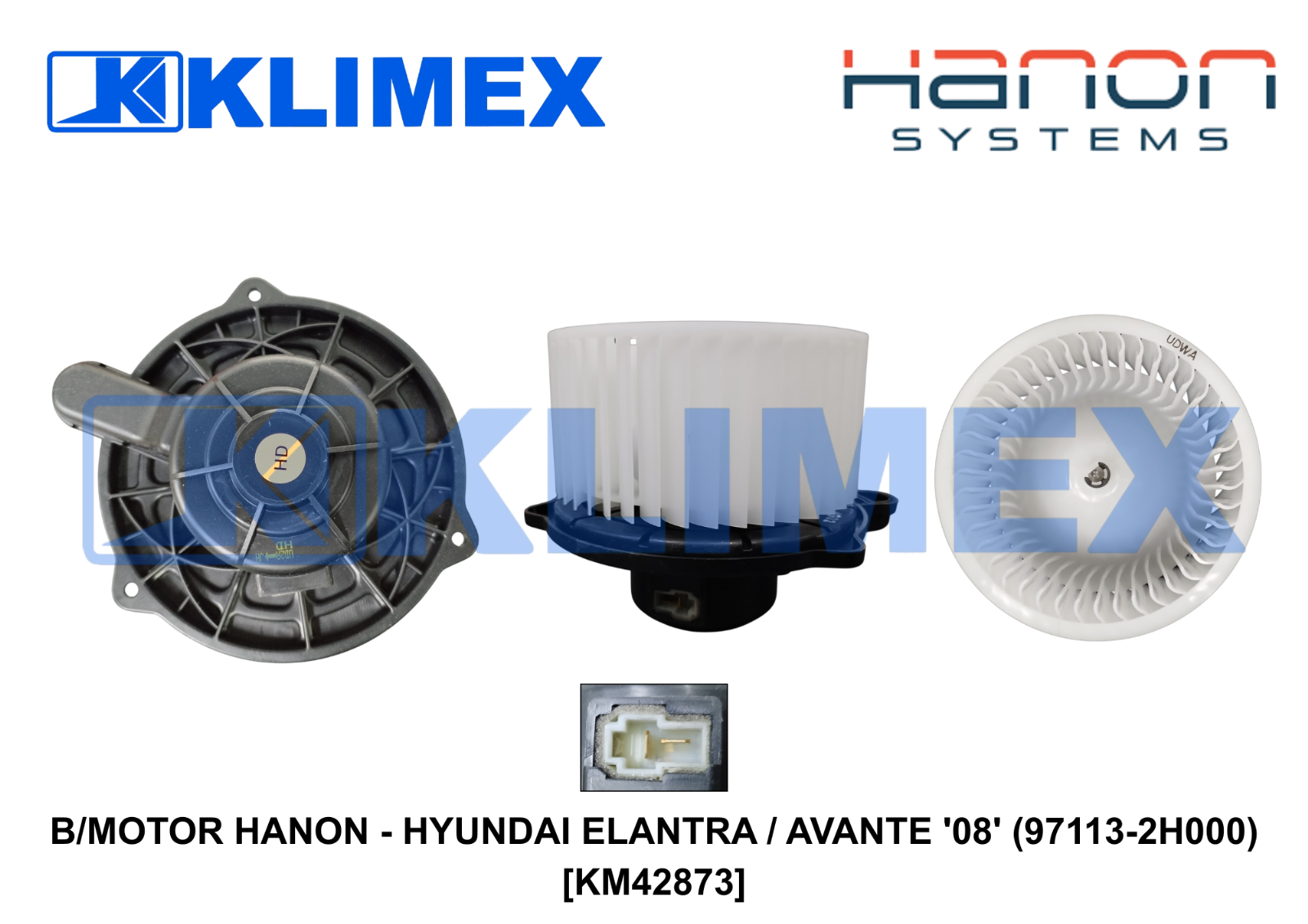 B_MOTOR HANON - HYUNDAI ELANTRA _ AVANTE '08' (97113-2H000) [KM42873]