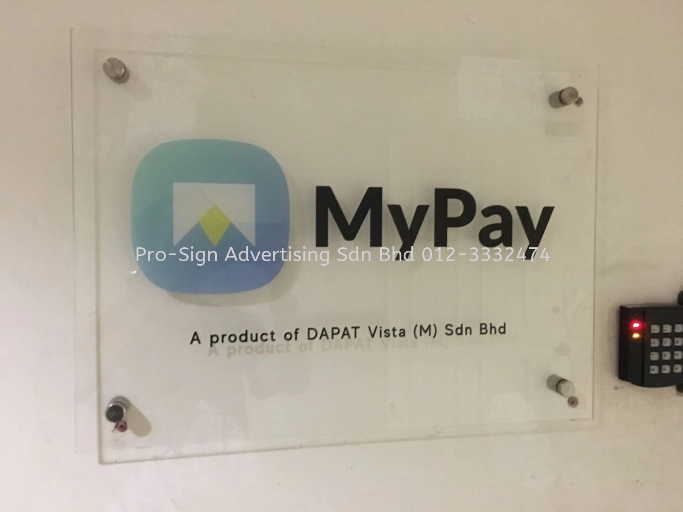 3D ACRYLIC PANEL (MYPAY, PJ, 2019)