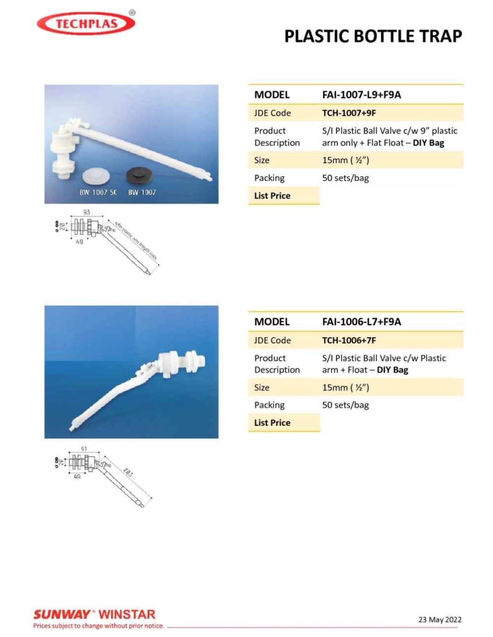 TECHPLAS Side Inlet Valve Selangor, KL, Ampang, Malaysia Supplier ...