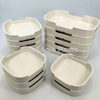 Steamboat BBQ Meat Plate /Melamine Square Plate / Hot Pot Barbecue Plate