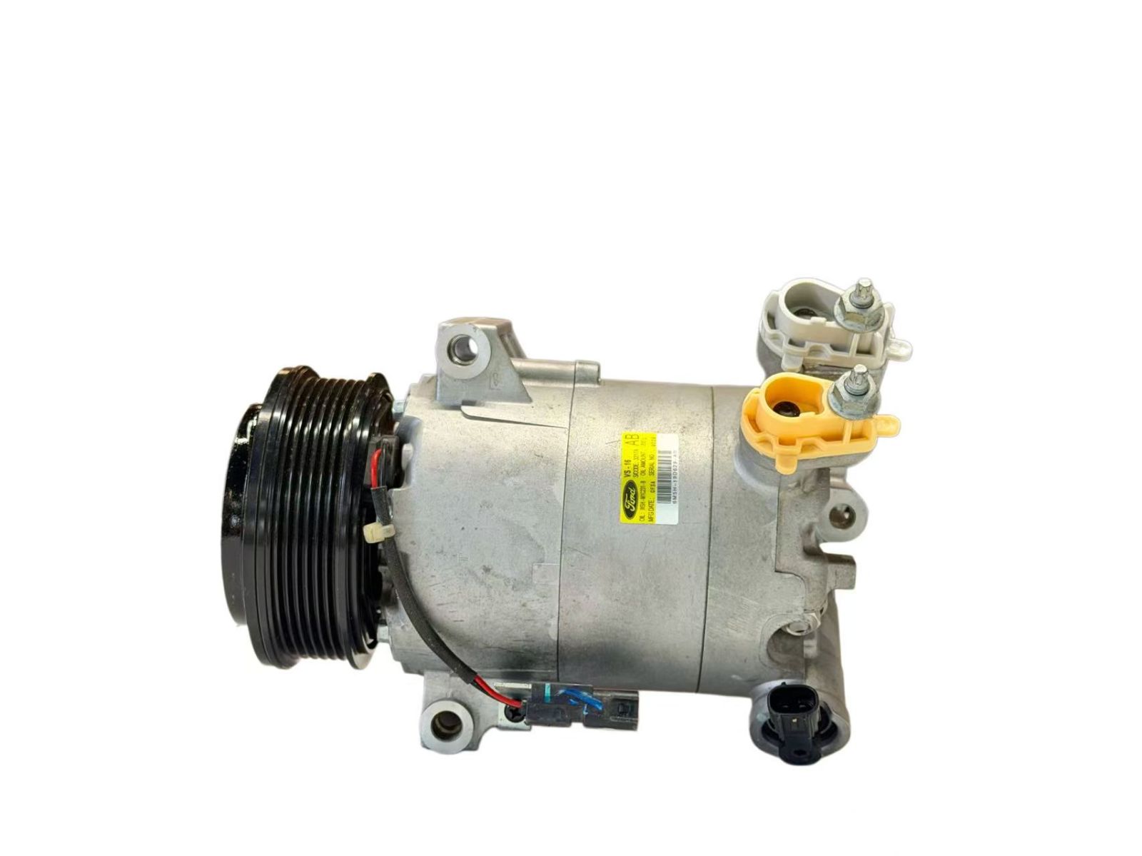 FOMOCO VS-16 A/C Compressor for Ford Focus / C-MAX / Tourneo / Transit Connect 1.0 EcoBoost & Volvo S60 / V60 / XC60 2.0 Turbo | OEM PN DV61-19D629-FD / 6M5H-19D629-AB