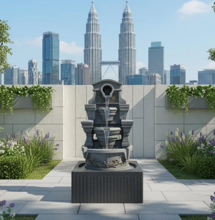 Recommend Water Feature Specialist KL Malaysia PC1247- 59159 马来西亚户外喷泉 Pakar Air Pancut Luaran Malaysia