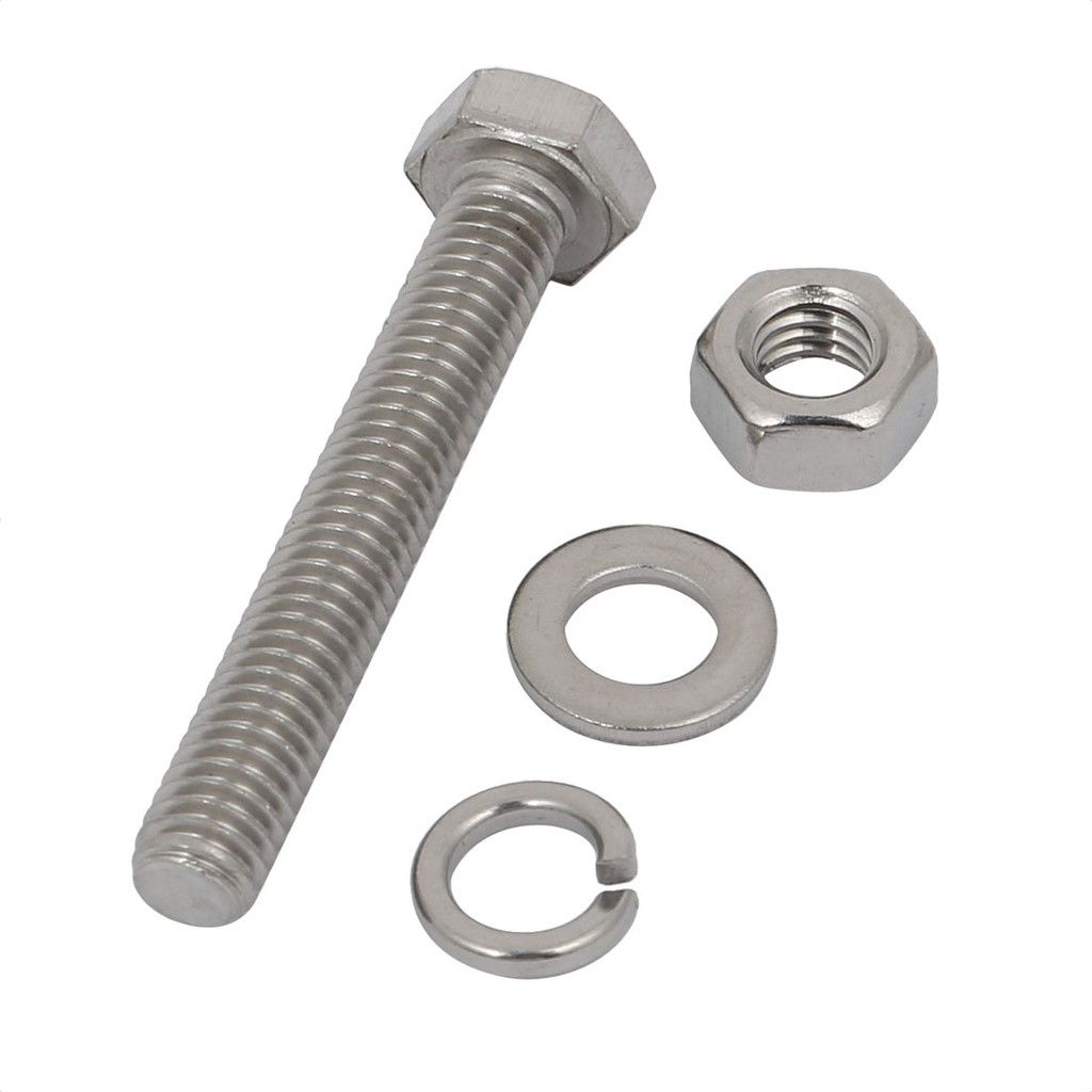 Stainless Steel Hex Bolt And Nut M6 X 40mm