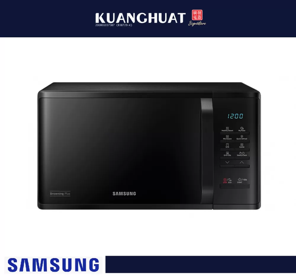 SAMSUNG 23L Grill Microwave Oven with Healthy Steam MG23K3513GK/SM