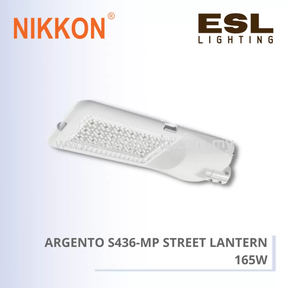 NIKKON LED STREET LANTERN ARGENTO S436-MP STREET LANTERN 165W - K09220 165W