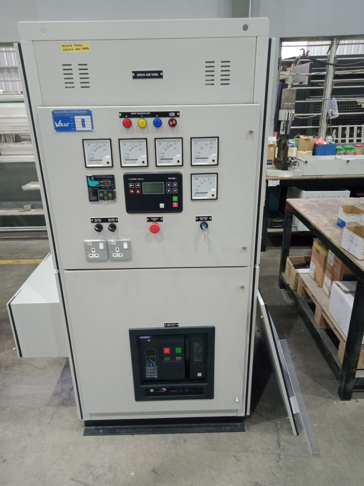 Automatic Mains Failure (AMF) Generator Control Panel with ATS System
