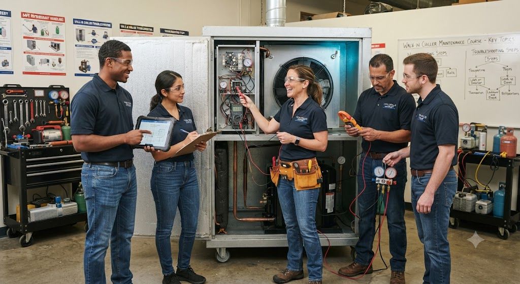 Walk-in chiller maintenance training