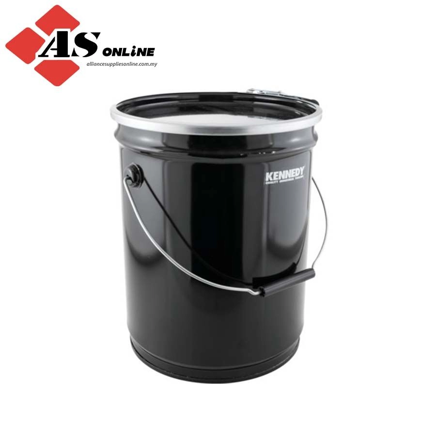 KENNEDY Pail, 12.5L, Metal, Compatible with Grease / Model: KEN5400580K
