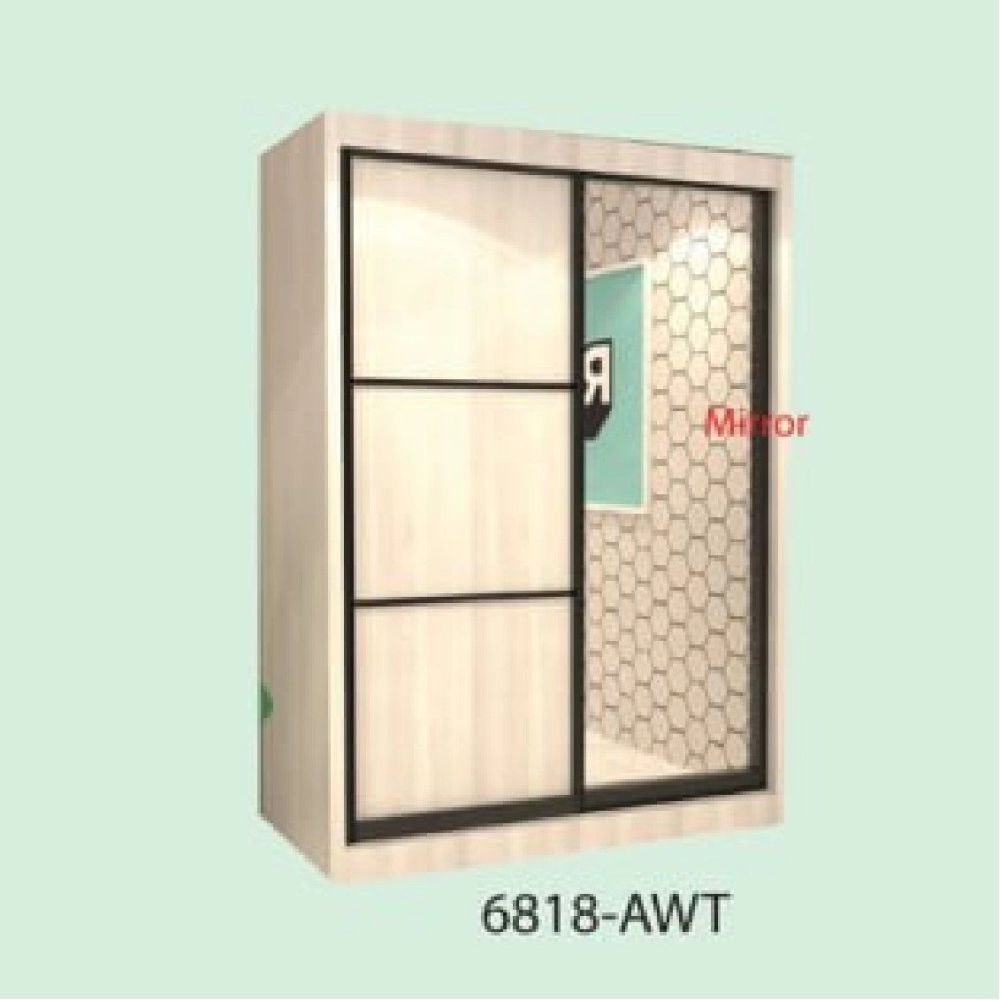 Wardrobe 6x8 - Ash White (6818)