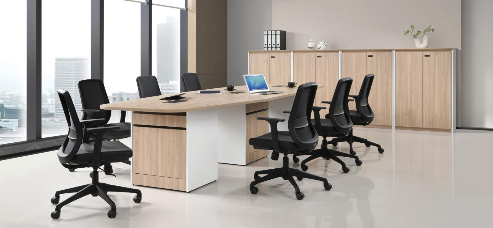 BOAT SHAPE MEETING TABLE HOS_MP9