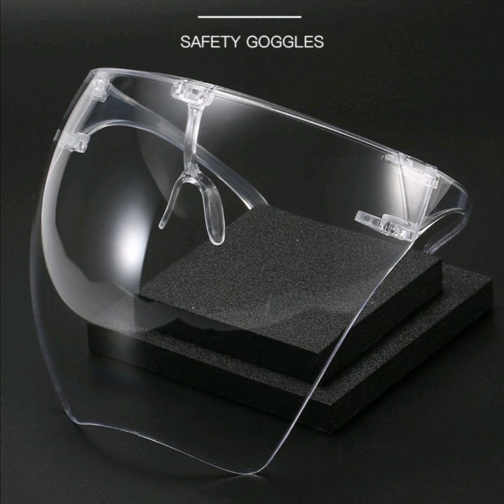 GINCO Acrylic Heavy Duty Full Face Shield Transparent