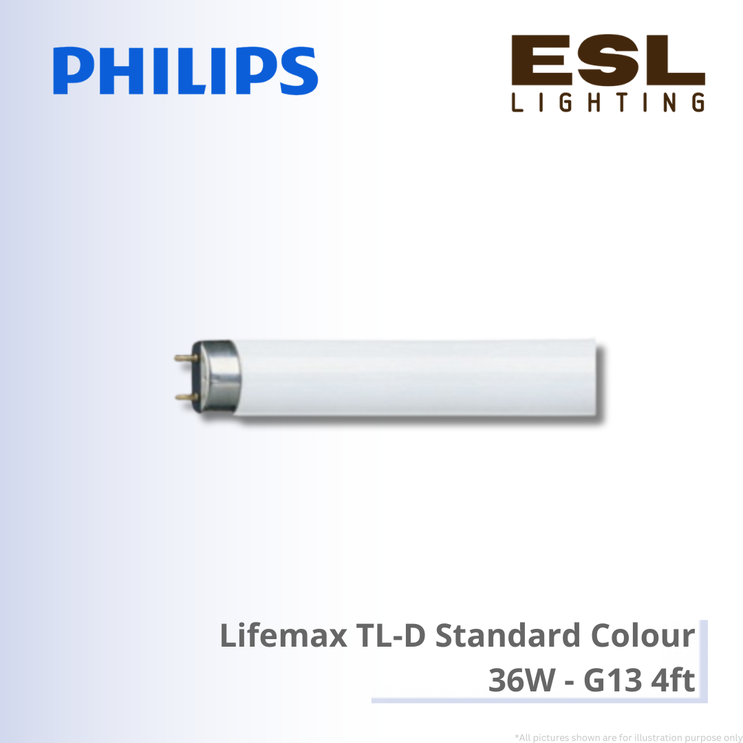 Philips Lifemax TL-D Standard Colour 36W - G13 4ft
