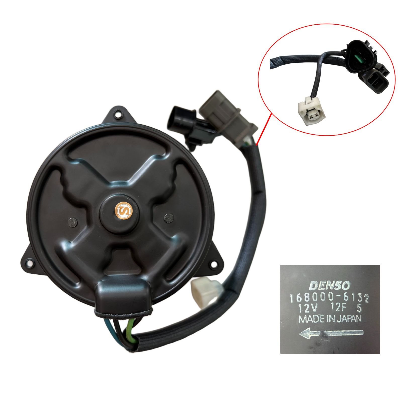 FAN MOTOR PROTON WIRA ND (DIESEL) (ORG) 168000-6130 [080006]