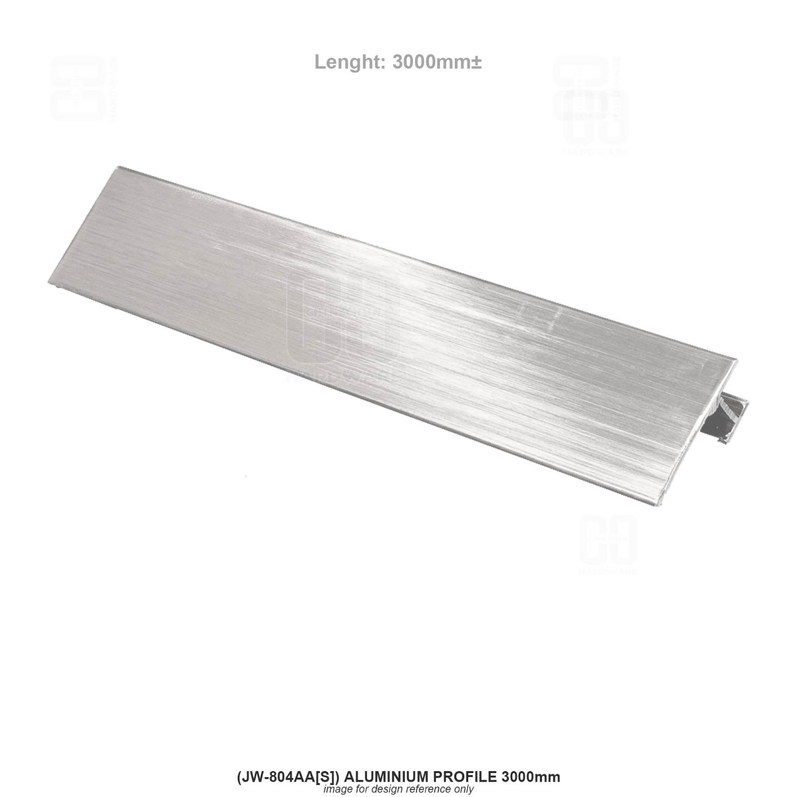 (JW-804AA[S]) ALUMINIUM PROFILE 3000mm