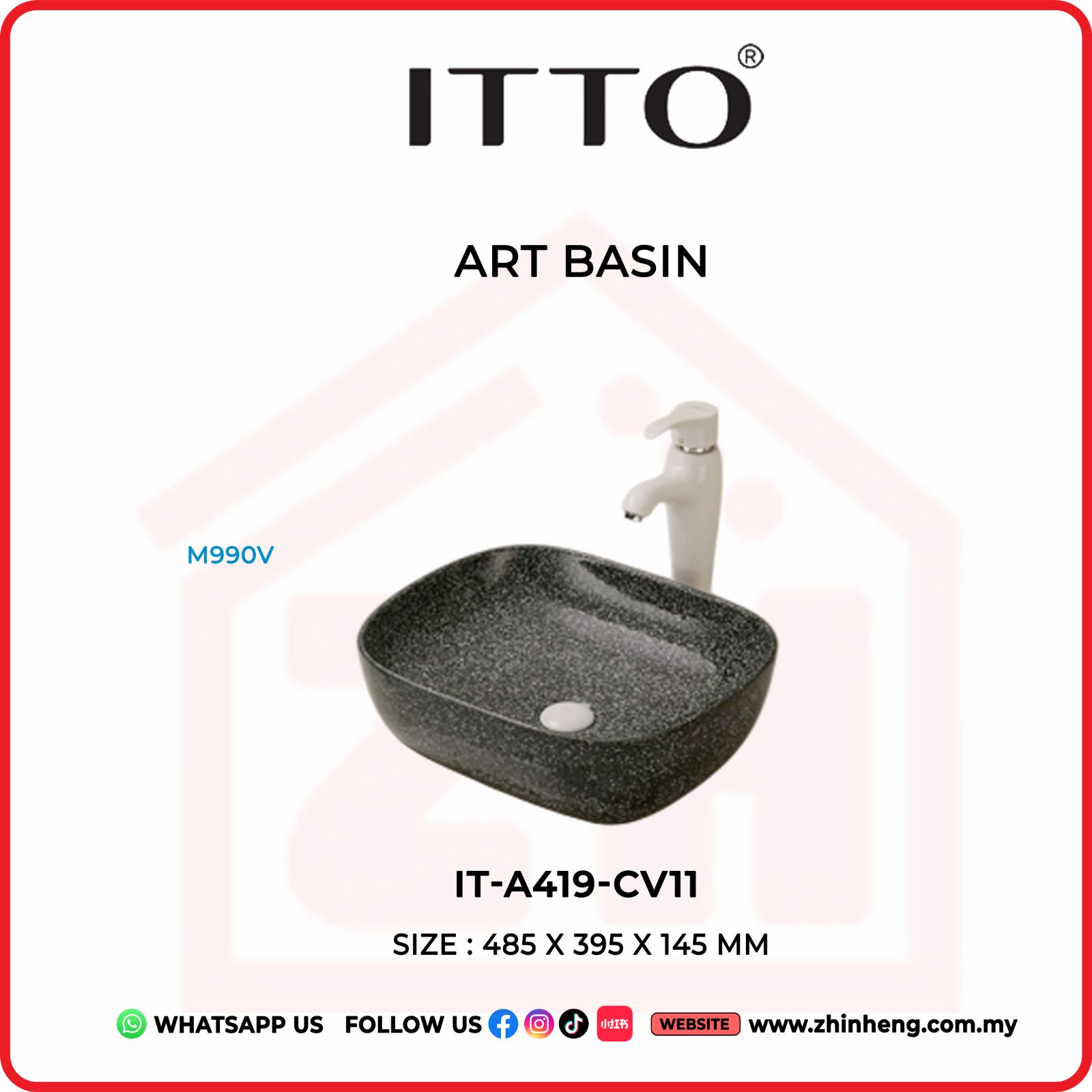 ITTO ART BASIN  IT-A419-CV11