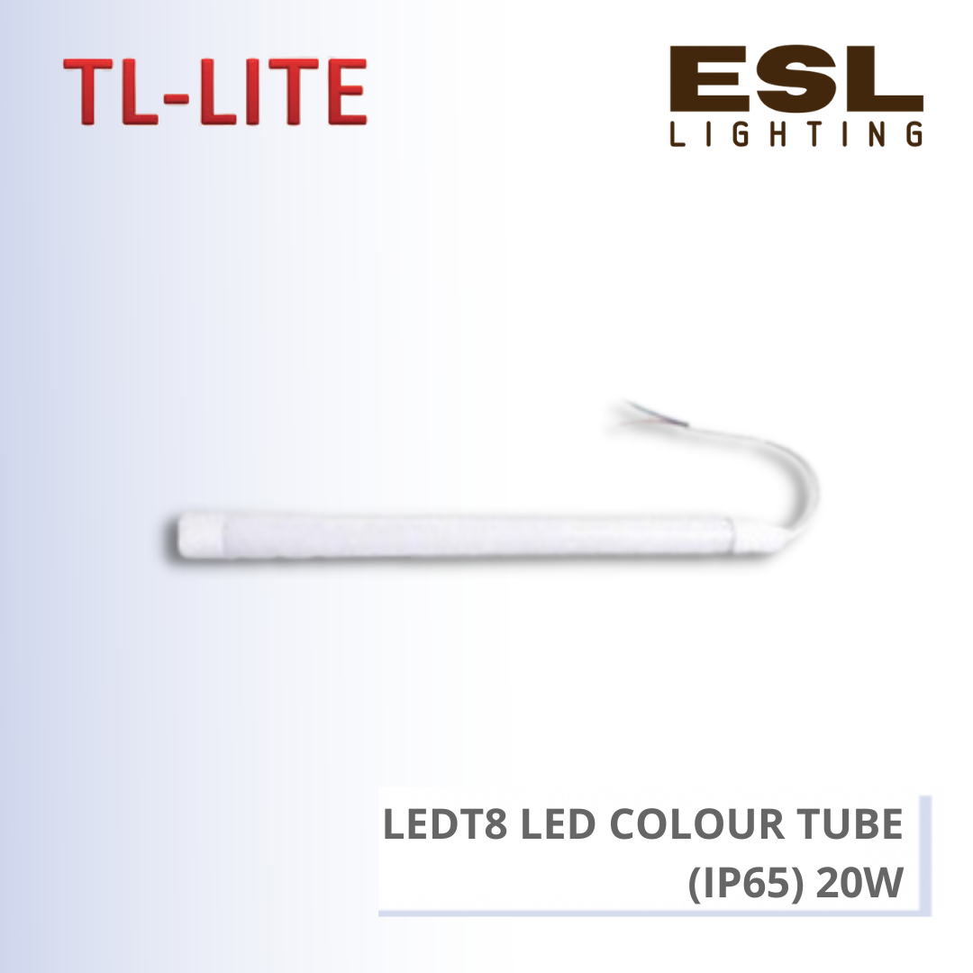 TL-LITE TUBE - LED T8 LED COLOUR TUBE (IP65) - 20W