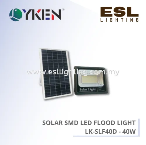 SOLAR SMD LED FLOOD LIGHT - LK-SLF40D 873lm