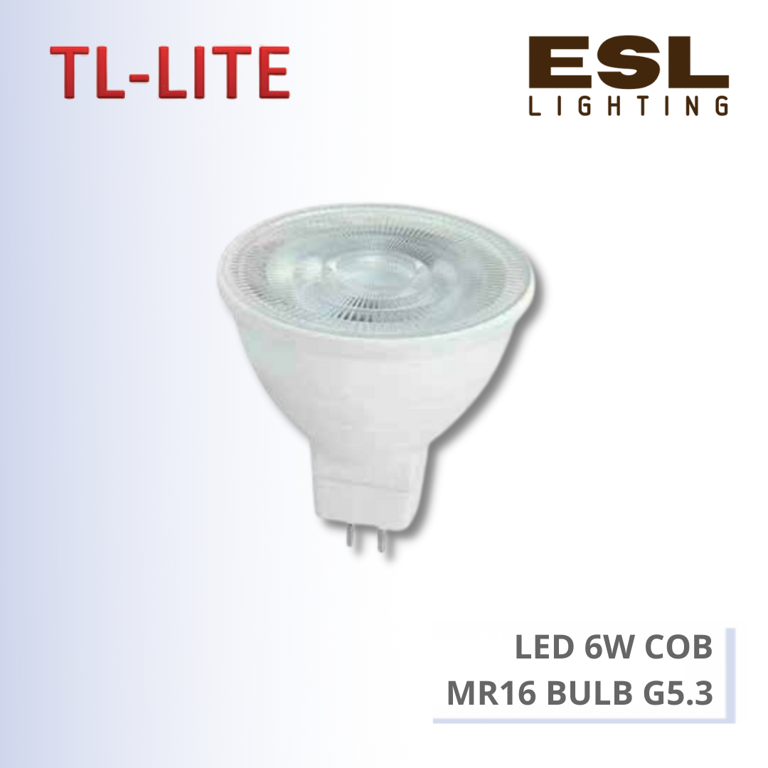 TL-LITE BULB - LED 6W COB MR16 BULB - G3.5 6W
