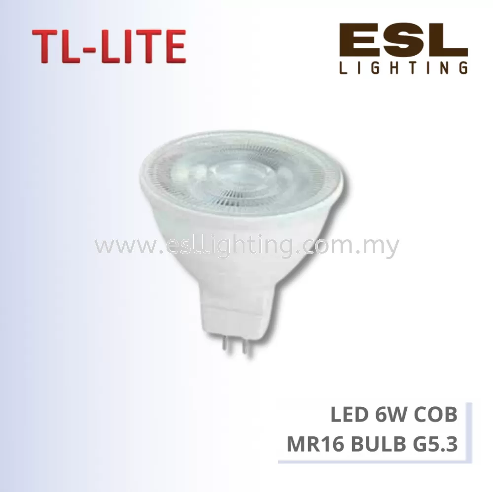 TL-LITE BULB - LED 6W COB MR16 BULB - G3.5 6W