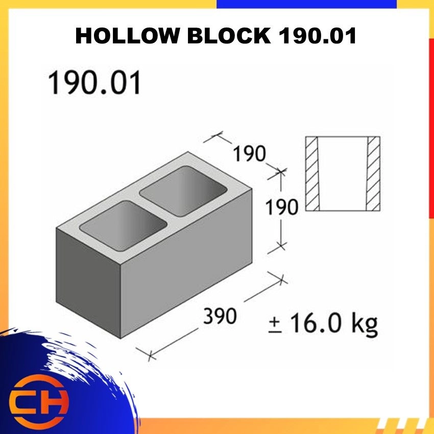 HOLLOW BLOCK 190.01