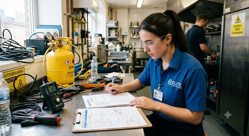 R290 refrigerant SDS risk assessment