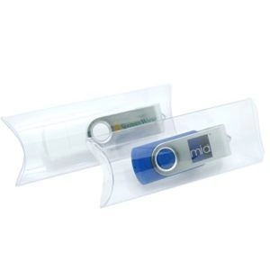 Transparent PP Tube Box for Flash Drive